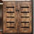 6-Shelf Corner Bookshelf, Vintage Industrial Corner Bookshelf With Storage Cabinet, Etagere Bookcase, Large Book Shelf With Metal Frame, Vintage Bookshelves For Living Room Home Office (31.49"D X 39.37"W X 70.86"H)-644814858