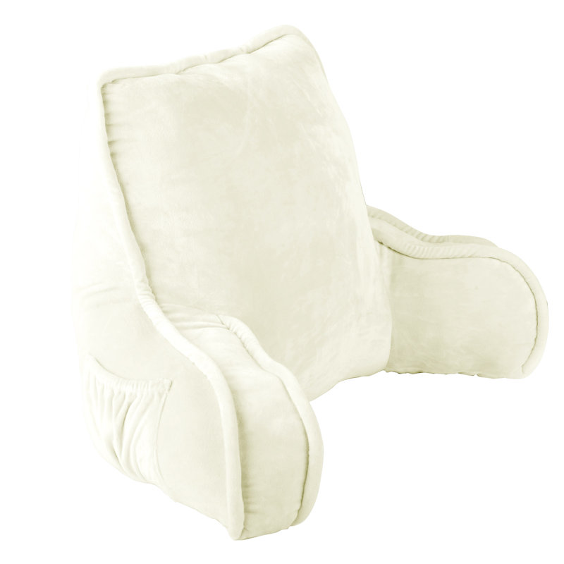 Supersoft Bedrest Pillow Cover & Insert, Ivory