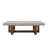 Keven Faux Concrete Top &  Finish Rectangular Coffee Table