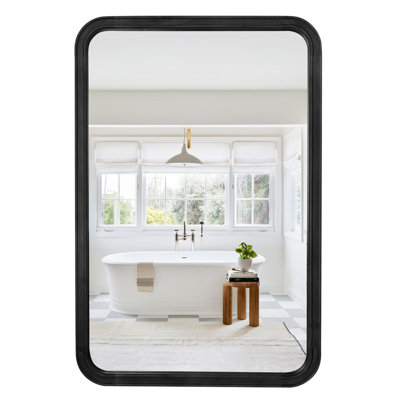 Reppond Solid Wood Rectangle Mirror