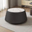 Table de bout moderne en cuir fritté clair-9740972-10056306