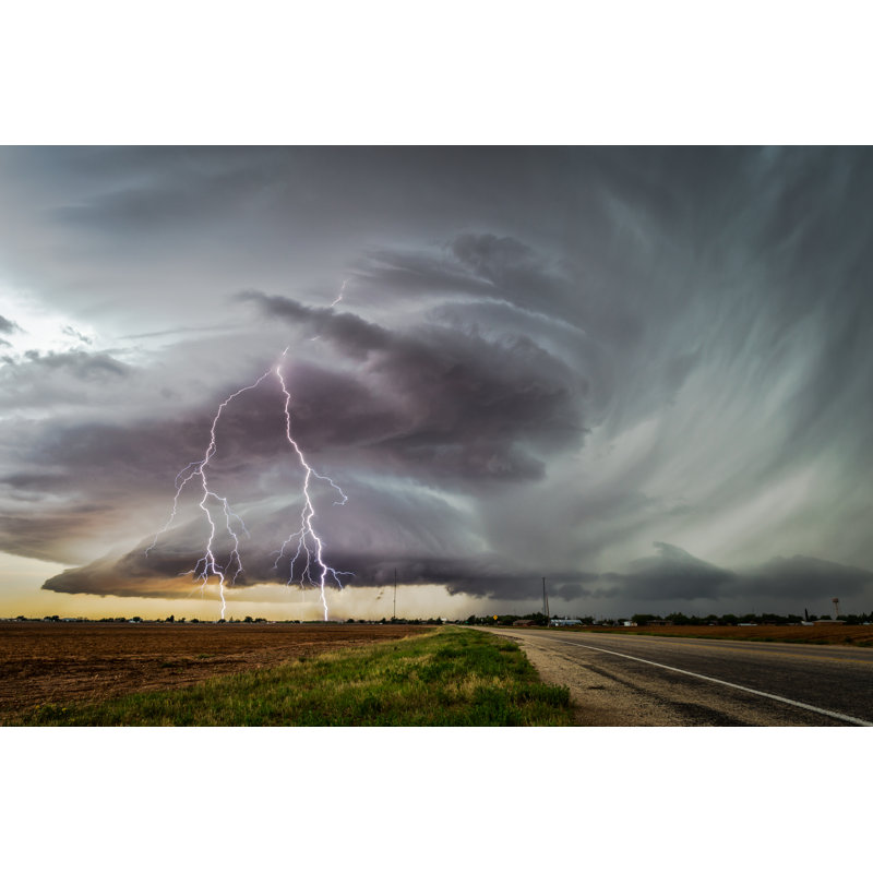 Dramatic Storm - Wrapped Canvas Print, 20cm H x 30cm W x 3.8cm D