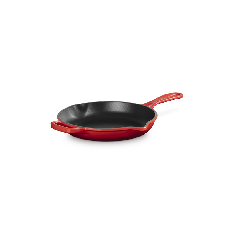 Le Creuset Enameled Cast Iron Skillet, Cerise
