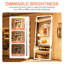 Rectangle Freestanding Makeup / Shaving Mirror-136079043