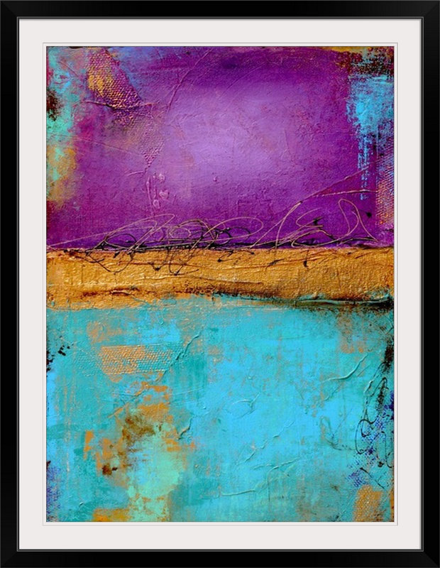 «Jewel of the Nile» par Erin Ashley, impression, l 44 po x P 35 po x H 1 po, Cadre noir