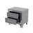 Velvet Solid Wood Nightstand-1238811337