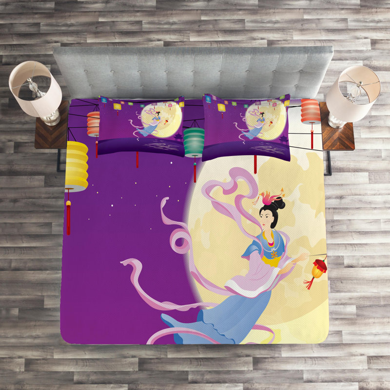 Eclectic Polyester Coverlet
