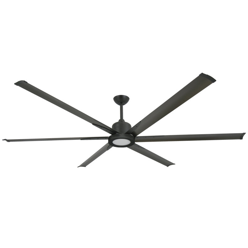 Kayeleigh II Ceiling Fan And LED Light With Remote Control, Oil Rubbed Bronze, 84" Wide