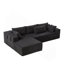 Ensemble de canapé modulaire rembourré Modern Chenille-117842197