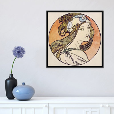 «Woman with a Headscarf», impression sur toile