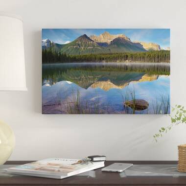 Lily Pads and reflection of Snowdon Peak in pond, west Needle Mountains,  Colorado Wall Art, Canvas Prints, Framed Prints, Wall Peels