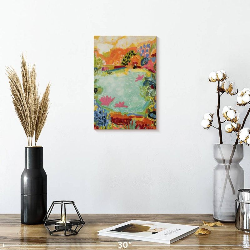 Alvord Whimsical Pond I, H 12 po x l 8 po
