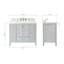 Ensemble de meuble-lavabo simple Cambridge-110870683-134281923-134281924