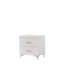 Table de chevet blanche