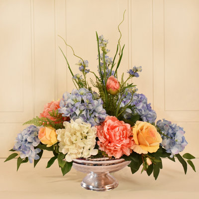 Silk Arrangement in Vase