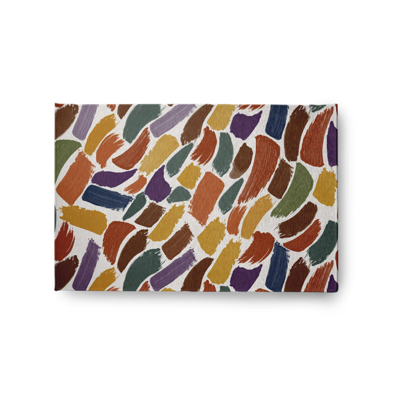 Tapis en chenille Wenstry CRG864OR17, Rectangle 2 pi x 3 pi