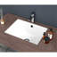Lavabo rectangulaire en céramique de luxe Luxury