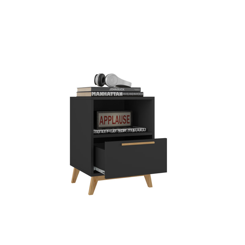 Natchitoches End Table, Black
