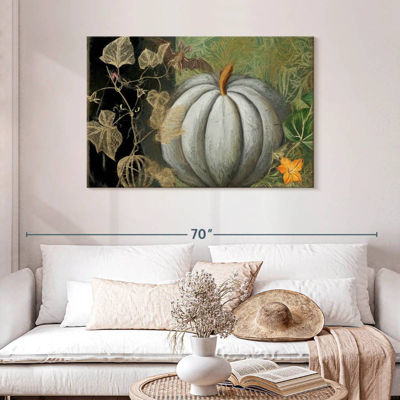 Yarlin Fresh Pumpkin, 30" H x 45" W