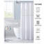 Lacie-Mia 13 Piece Polyester Shower Curtain Set