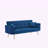 Ethyleen Twin 71.65'' Velvet Convertible Sofa-1574009550
