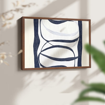 Série abstraite III, reproduction encadrée