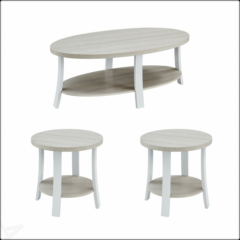 Ensemble de tables basses 3 pièces Anze