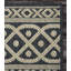 Tapis intérieur / extérieur rectangulaire en polypropylène marocain noir / beige Jersy-1956041311