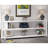 Tribesigns Classic 3-Tier Wood Console Table with Metal Frame