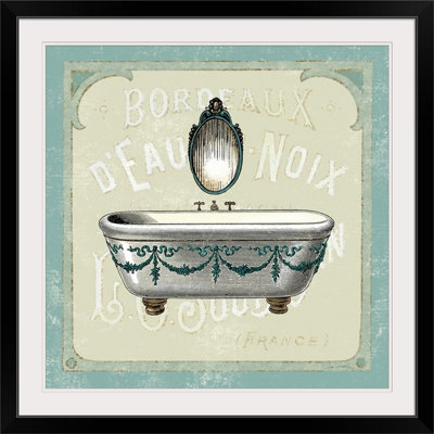 « i » par sue schlabach, impression Parisian Bath