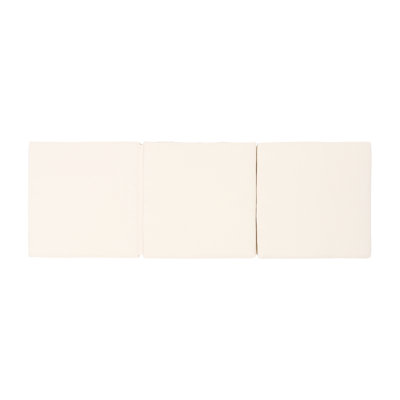 Water- Cream Outdoor Lounge Cushion - 26"W X 77.77"D 2.05"H, No Assembly Needed To Enhance Your Space Picnic Chair Water-,