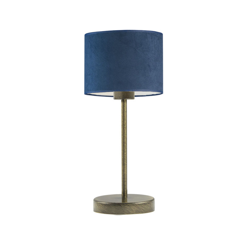 Letina Metal Desk Lamp, Old Gold, Navy