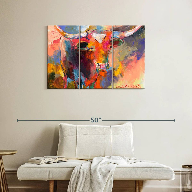 Brampt Steer, 24" H x 38" W