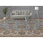 Wool Oriental Area Rug in Blue/Ivory/Green