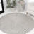 Hallie High-Low Minimalist Curve Geometric Gray/Ivory Indoor/Outdoor Rug-1791253418