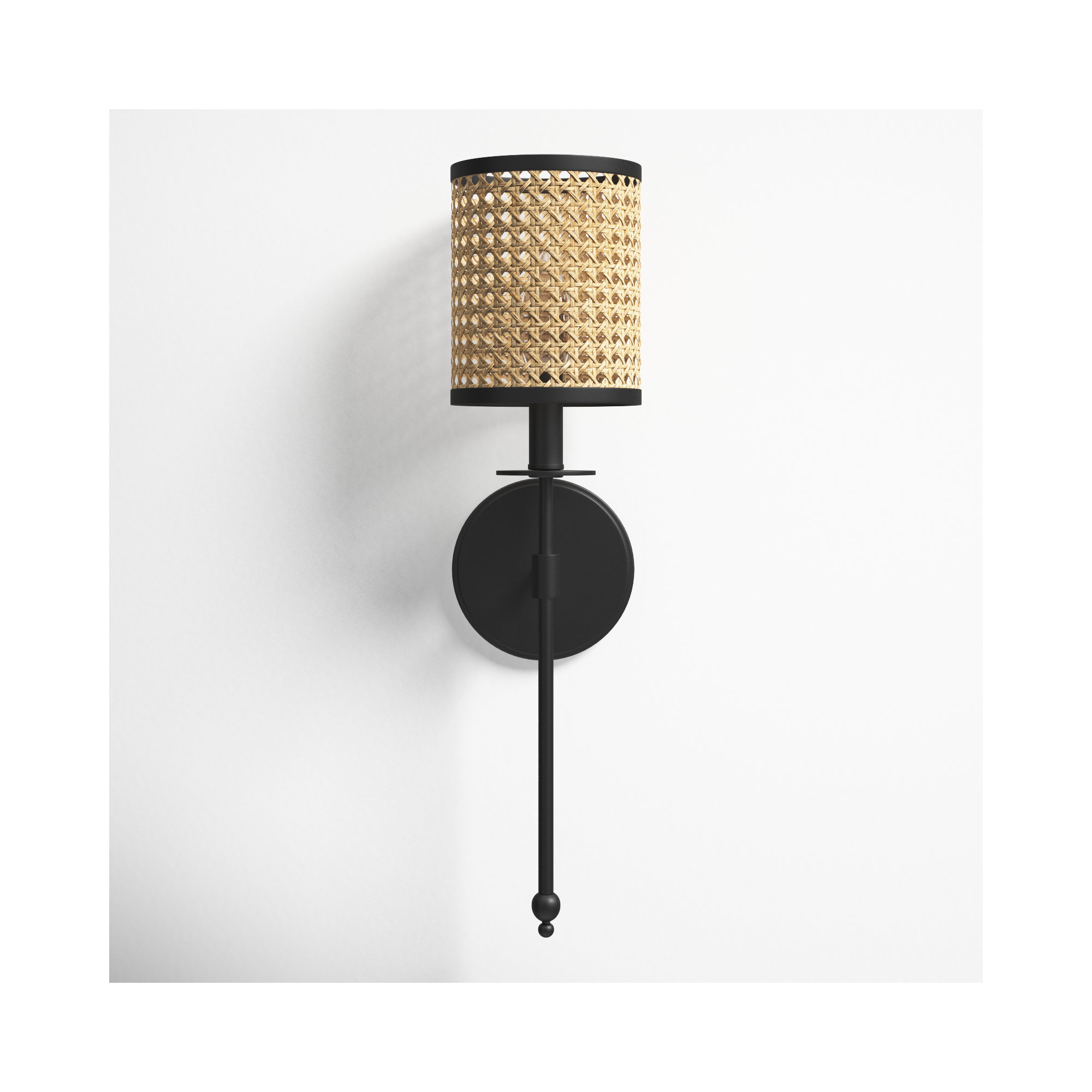 Drax Single Light Steel Dimmable Wall Sconces