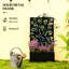 Lit de jardin mural en métal avec treillis pour plantes grimpantes, option autoportante, panneaux d'intimité découpés, capacité de sol de 8 gallons, fentes de drainage, l 24 po x l 9,1 po x H 44,5 po, charge de 110 lb