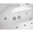 59'' x 59'' Whirlpool Acrylic Bathtub with Faucet