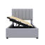 Lit simple avec rangement à levage hydraulique latéral-559835283