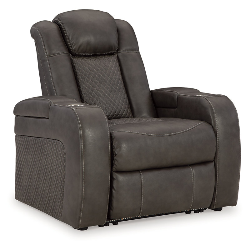 Fauteuil inclinable électrique Fyne-Dyme, Brun