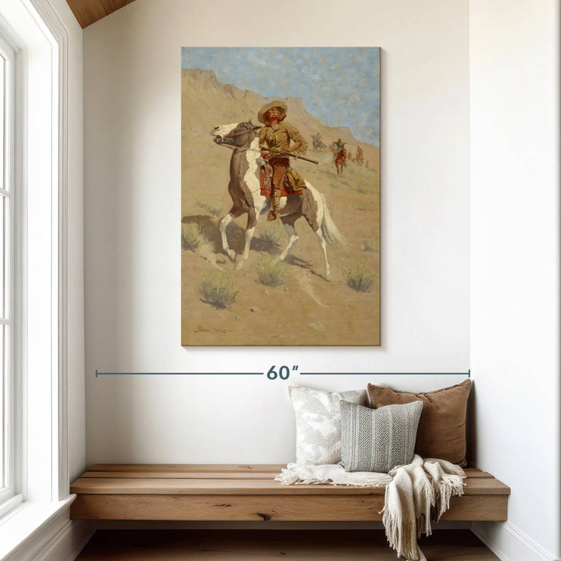 Lelar The Scout, 48" H x 32" W