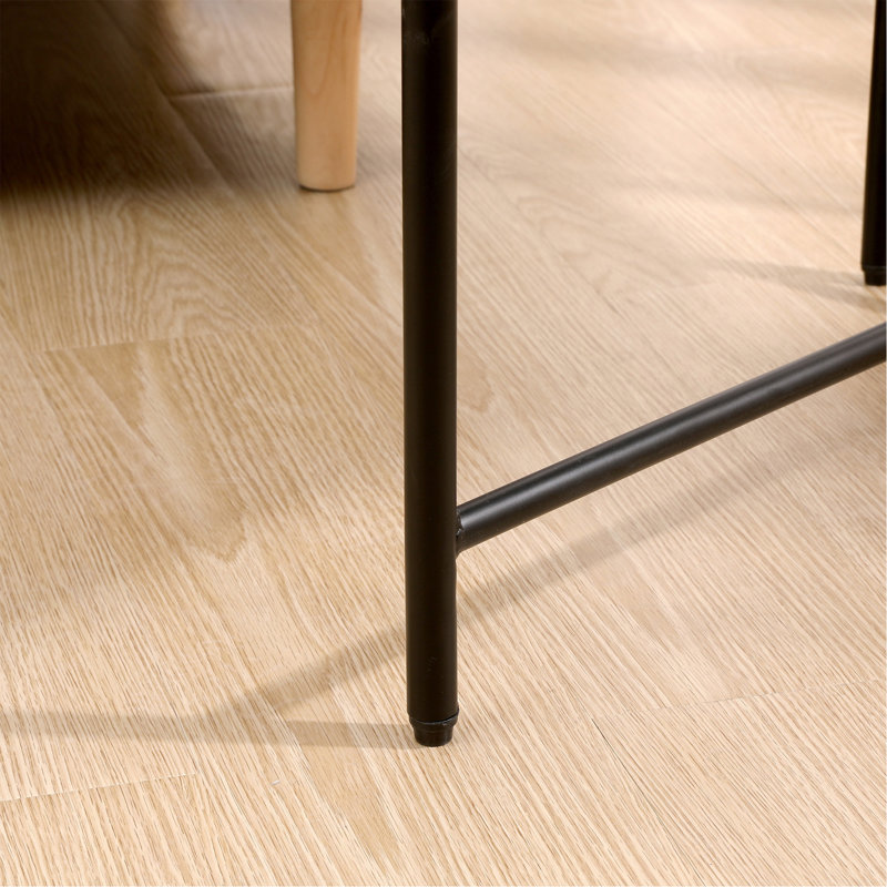 Table d'appoint à 2 niveaux avec canapé de rangement pour table de salon et table de bout en bois