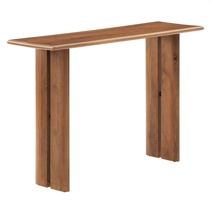 Modway Amistad Wood Console Table, Walnut