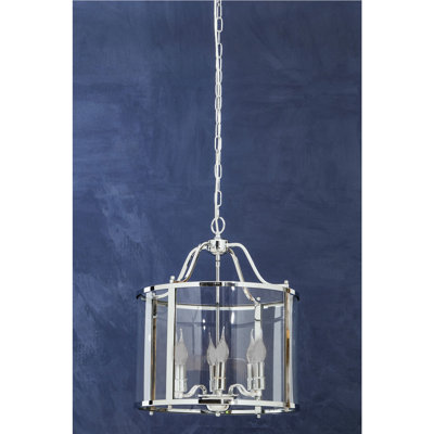 Dereham 6 - Light Clear Drum Pendant