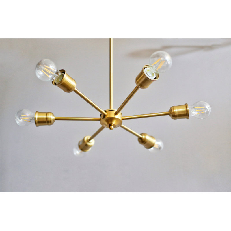 Lustre de sphère spoutnik 6 lumières Crescio