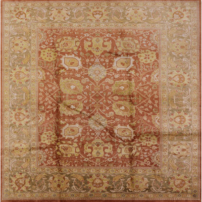 Tapis oriental rouge / jaune Narragansett