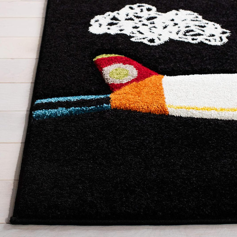 Ryleigh Kids 100 Performance Novelty Rug, Rectangle 2' x 3'