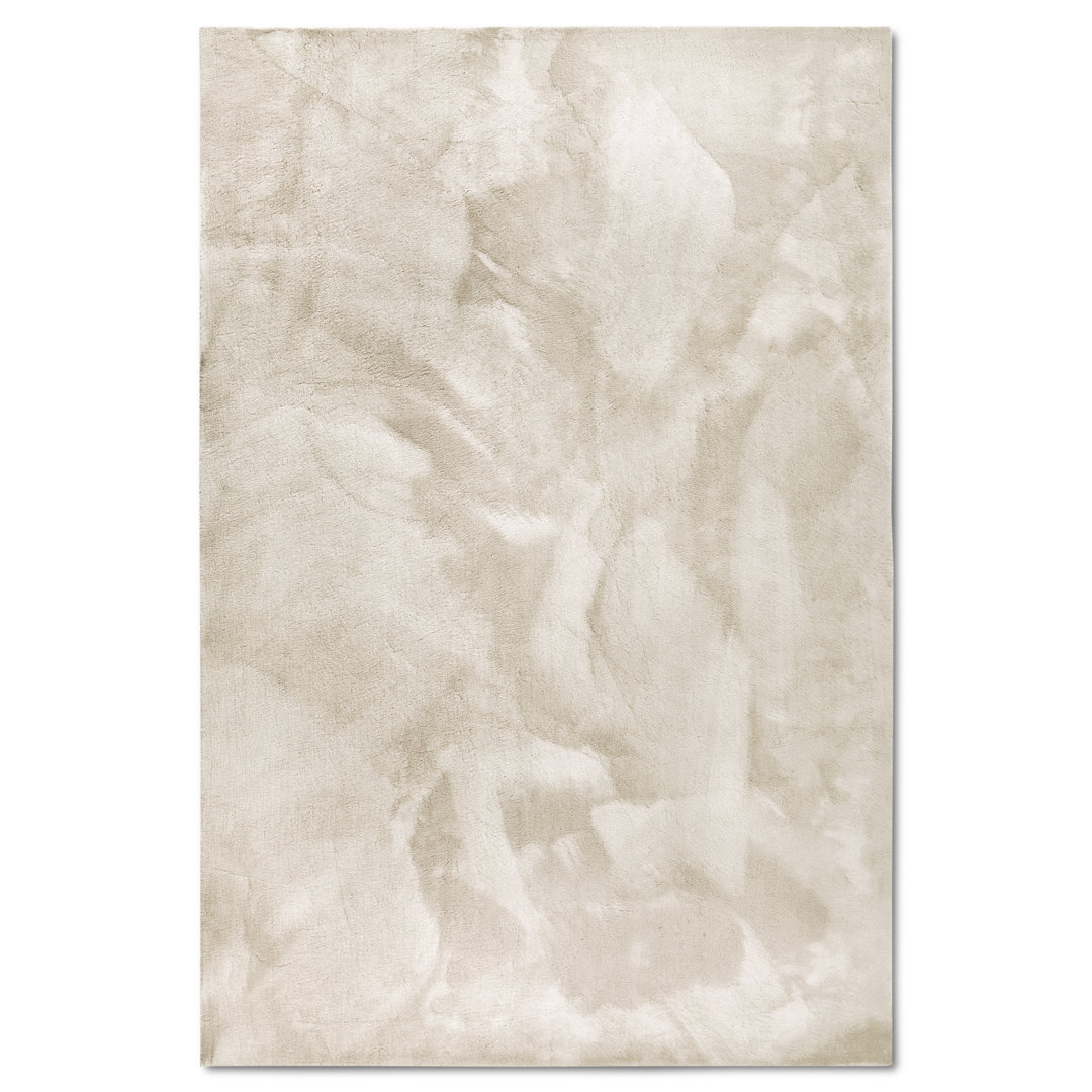 , Cream Leon high pile rug
