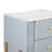 Danny Wooden Nightstand With 2 Storage Drawers & Metal Legs-300224046