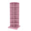 Armoire à chaussures rose rotative 360 degrés 6 couches-805738502
